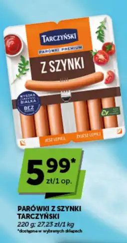 Groszek Parówki z szynki Tarczyński oferta