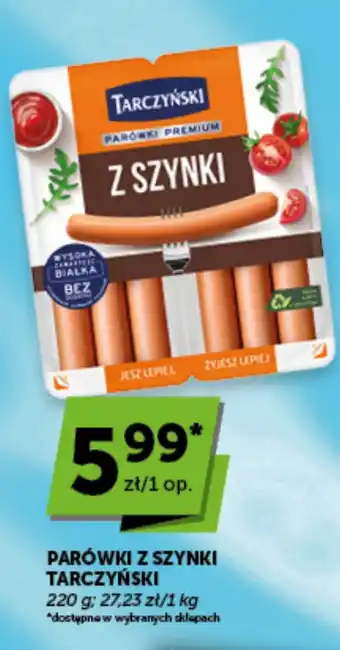 Parówki z szynki Tarczyński