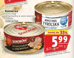 Prim Market Konserwa Wieprzowina w sosie własnym Tyrolska Sokołów oferta