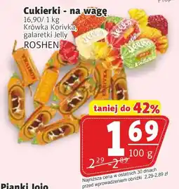 Prim Market Cukierki - na wagę Krówka Korivka, galaretki Jelly ROSHEN oferta