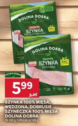 Stokrotka Szyńka 100% Mięsa, Wędzona, Dobrusie Szyńeczka 100% Mięsa Dolina Dobra oferta
