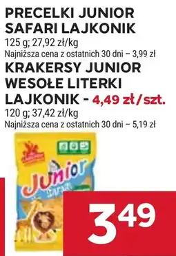 Stokrotka Market Krakersy Junior Wesołe Literki Lajkonik oferta