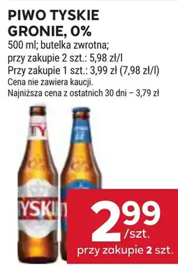 Stokrotka Market Piwo Tyskie Gronie, 0% oferta