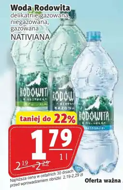 Prim Market Woda Rodowita NATIVIANA oferta