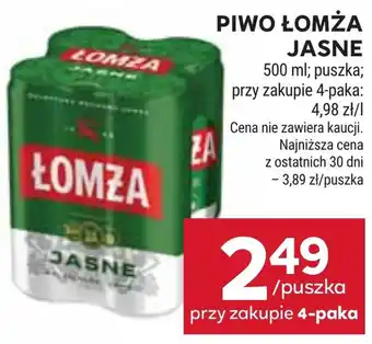 Piwo Łomża Jasne