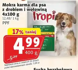 Prim Market Mokra karma dla psa z drobiem i wołowiną Tropi oferta