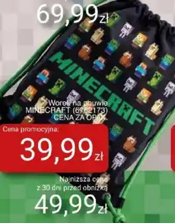 Smyk Worek na obuwie Minecraft oferta