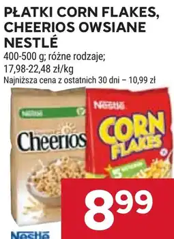 Stokrotka Płatki Corn Flakes, Cheerios Owsiane Nestlé oferta