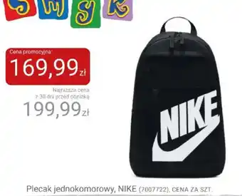Plecak jednokomorowy, Nike