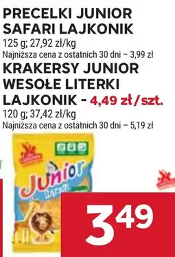 Stokrotka Krakersy Junior Wesołe Literki Lajkonik oferta