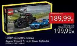 Smyk LEGO® Speed Champions Jaguar Project 7 i Land Rover Defender oferta