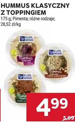 Stokrotka Hummus Klasyczny z Toppingiem oferta
