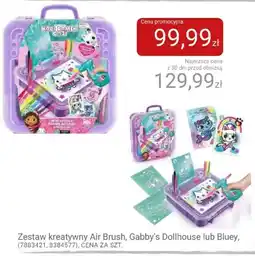 Smyk Zestaw kreatywny Air Brush, Gabby's Dollhouse lub Bluey oferta