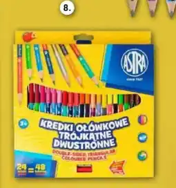 Smyk Kredki ołówkowe dwustronne 24/48 kolorów, Astra oferta