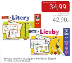Smyk Zestaw piszę i zmazuję, różne rodzaje, Edgard oferta