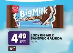 Stokrotka Lody Big Milk Sandwich Algida oferta