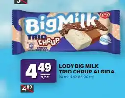 Stokrotka Lody Big Milk Trio Chrup Algida oferta