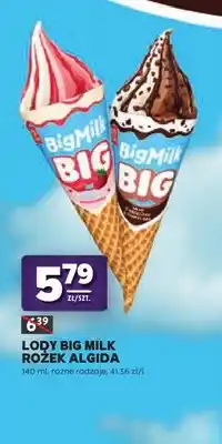 Stokrotka Lody rożek Big Milk truskawkowy Algida oferta