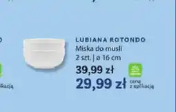 Stokrotka Miska do musli Lubiana Rotondo 2-pak 16 cm oferta