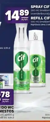 Stokrotka Spray do czyszczenia Cif Clean Lime & Lemongrass oferta