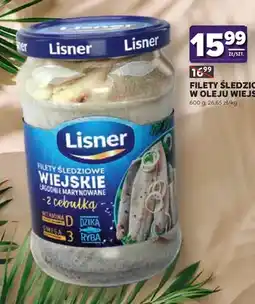 Stokrotka Filety śledziowe w oleju Wiejskie Lisner z cebulką oferta