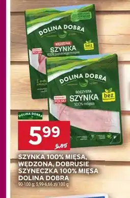 Stokrotka Szynka wędzona 100% mięsa Dolina Dobra oferta