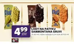 Stokrotka Lody na patyku Sammontana Gruvi oferta