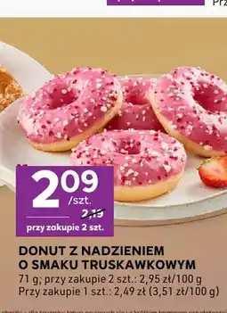 Stokrotka Donut z nadzieniem o smaku truskawkowym oferta