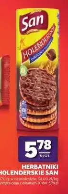 Stokrotka Herbatniki Holenderskie San w czekoladzie oferta