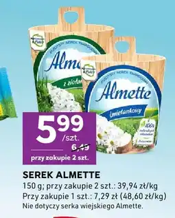 Stokrotka Serek twarogowy Almette z ziołami oferta