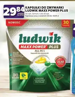 Stokrotka Kapsułki do zmywarki Ludwik Maxx Power Plus Lemon oferta