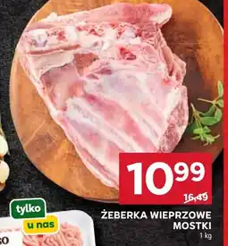 Stokrotka Żeberka wieprzowe mostki oferta