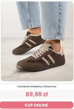 Renee Casualowe sneakersy z ekozamszu Renee oferta
