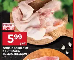 Stokrotka Porcje rosołowe z kurczaka ze skrzydełkami oferta