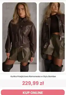 Renee Kurtka przejściowa ramoneska w stylu bomber Renee oferta