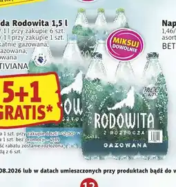 Prim Market Woda mineralna niegazowana Rodowita oferta