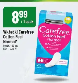 Polomarket Wkładki higieniczne Carefree Cotton Feel Normal oferta