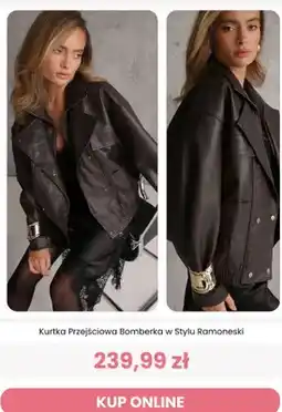 Renee Kurtka przejściowa bomberka w stylu ramoneski Renee oferta