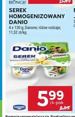 Stokrotka Serek homogenizowany Danio 4-pak oferta