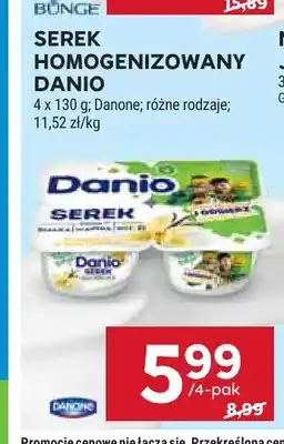 Stokrotka Serek homogenizowany Danio 4-pak oferta