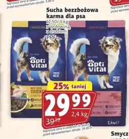 Prim Market Sucha bezzbożowa karma dla psa Opti Vital z wołowiną oferta