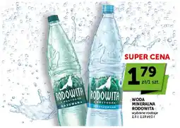 ABC Woda mineralna gazowana Rodowita oferta