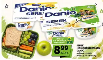Serek homogenizowany Danio o smaku waniliowym 4-pak