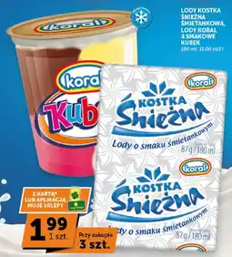 ABC Lody Kostka Śnieżna śmietankowa oferta