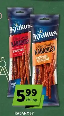 ABC Kabanosy extra cienkie wieprzowe Krakus oferta