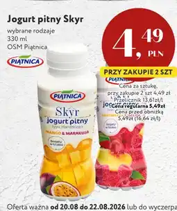 Market Point Jogurt pitny Skyr Nektarynka OSM Piątnica oferta