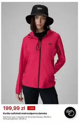 4F Kurtka softshell wiatroodporna damska 4F oferta