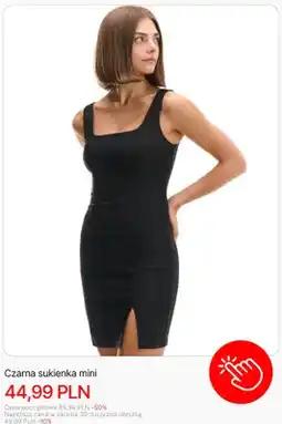Cropp Sukienka mini czarna Cropp oferta