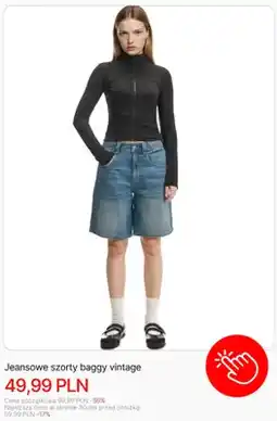 Cropp Jeansowe szorty baggy vintage Cropp oferta