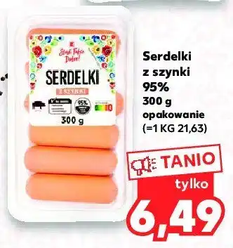 Kaufland Serdelki z szynki 1 SZT 300 G oferta